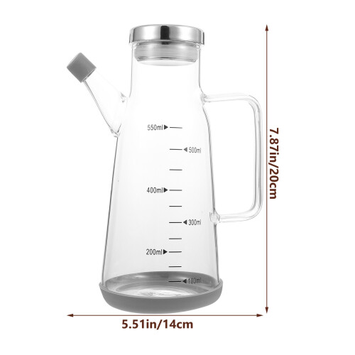 Multi-Functional Transparent Oil Bottle With Scale For Soy Sauce 2