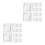 20Pcs White ABS Sliding Door Lock Child Safety Cabinet Pull Handles 4