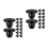 48Pcs Universal Hydraulic Jack Rubber Plugs Leakproof Floor Jack Seal 8