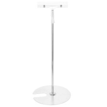 3Pcs Silver Floor Standing Poster Display Stands for Events and Retail