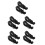 10Pcs Compact Black Motorbike Hooks Durable Universal Handlebar 9