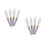 8Pcs High Transparency Plastic Dart Stems for Threaded Soft Tip Darts 6