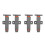 4Pcs Cabinet Spring Catch Heavy Duty Grey Pom Push Open Door Hardware 7