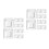 20Pcs White ABS Sliding Door Lock Child Safety Cabinet Pull Handles 7