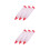 2Pcs Cake Decorating Mouth Pen Silicone Writing Tool Multi Color Set 8
