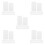900Pcs Portable White Insect Specimen Spreading Boards for Labs 9