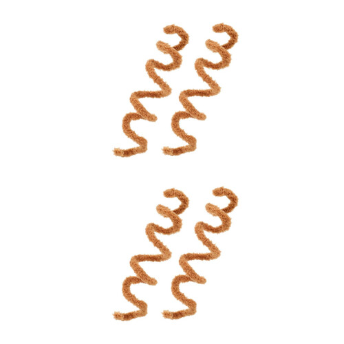 4Pcs Soft Khaki Pipe Cleaner Sticks for DIY Decorations and Crafts 2