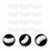 2000Pcs Ultra-Thin Disposable Eye Patch White Eye Mask for Travel Use 9