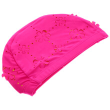 2Pcs Rosy Women Swim Hats Lightweight Waterproof Swim Cap for Swimming