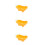 3Pcs Durable Yellow Hamster Bath Basin Small Plastic Pet Bathtub 6