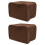 2Pcs Brown Kitchen Toaster Cover Anti-Scratch Bread Maker Protection 4