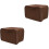 2Pcs Brown Kitchen Toaster Cover Anti-Scratch Bread Maker Protection 2