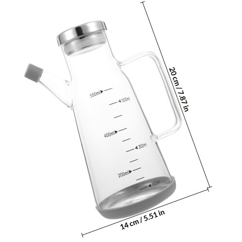 Multi-Functional Transparent Oil Bottle With Scale For Soy Sauce 1