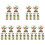 50Pcs Assorted Color Miniature Model Trees Plastic Sand Table Decor 3