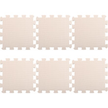 24Pcs Multi-Use Beige Foam Play Mat for Baby Floor and Crawling