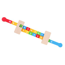 3Pcs Multi Wooden Math Rulers Durable Digital Arithmetic Learning Toys