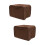 2Pcs Brown Kitchen Toaster Cover Anti-Scratch Bread Maker Protection 6