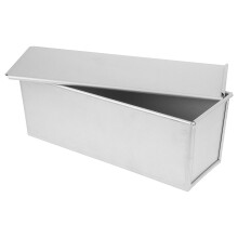 3Pcs Silver Metal Loaf Pans for Oven Baking Bread and Toast Mold