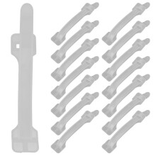 50Pcs Heavy Duty Plastic Box Carrying Straps Transparent for Cartons