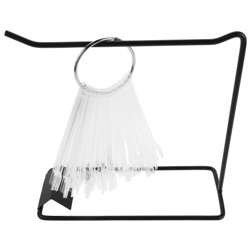 2Ensembles Présentoir Nail Art Transparent Support En Fer Robuste 2