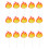 45Pcs Flame Cake Toppers Eva Reusable Fireman Birthday Cake Inserts 3