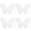 4Sets Elegant Acrylic Butterfly Makeup Palette for Liquid Foundation 7