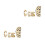 8Pcs Chic Acrylic Ear Bone Clips Non-Piercing Ear Decorations for Home 8