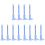 12Pcs Blue Mini Gauge Plastic Caliper Tool for Depth and Step Measures 2