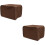 2Pcs Brown Kitchen Toaster Cover Anti-Scratch Bread Maker Protection 5