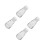 4Pcs White Glass Oil Jars Leakproof Container for Kitchen Use 10