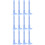 12Pcs Blue Mini Gauge Plastic Caliper Tool for Depth and Step Measures 8