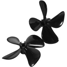 5Pairs Stylish Black Pc Rc Boat Propeller for Rc Boat Supply