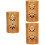 3Pcs Khaki Bamboo Flatware Organizer Kitchen & Desktop Pen Holder 7