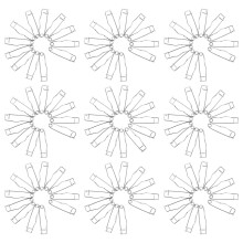 200Pcs Silver Metal Curved Safety Pins for Sewing and DIY Accessories