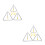 6Sets Lightweight Silver Steel Triangle Percussion Instrument for Kids 7