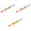 3Pcs Multi Wooden Math Rulers Durable Digital Arithmetic Learning Toys 3