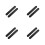 8Pcs Portable Black Silicone Coffee Bar Accessory for Grounds Removal 5