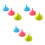 9Pcs Small Kitchen Funnels Plastic Multi-Use Oil Liquid Filling Tools 8