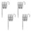 16Pcs Mop Bucket Spring Replacement Iron Durable Silver for Home Use 2