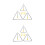 6Sets Lightweight Silver Steel Triangle Percussion Instrument for Kids 6