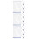 3Pcs Dark Blue Polyester Plastic Tag Strings for Clothing Labeling 9