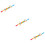 3Pcs Multi Wooden Math Rulers Durable Digital Arithmetic Learning Toys 8