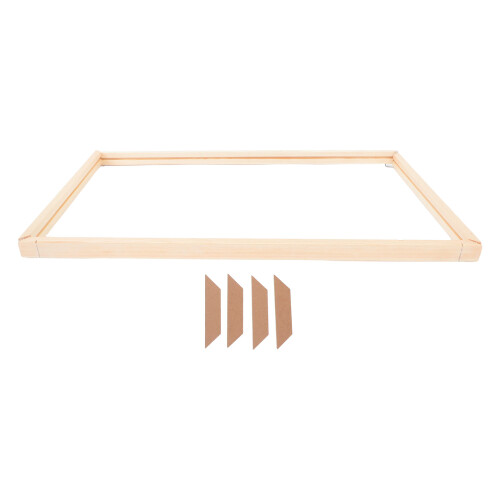 5Sets DIY Wooden Canvas Stretcher Bars Kit Multi Use Poster Frame Kit