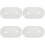 4Pcs Replacement Transparent Acrylic Window Dome for Doll Carrier 6