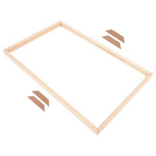 5Sets DIY Wooden Canvas Stretcher Bars Kit Multi Use Poster Frame Kit 2