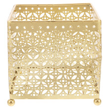 Metal Vanity Organizer Basket For Makeup Toiletries Storage