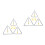 6Sets Lightweight Silver Steel Triangle Percussion Instrument for Kids 10