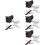 32Pcs Assorted Color Alloy Chopstick Rests Stable Tabletop Organizer 6