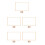 5Sets DIY Wooden Canvas Stretcher Bars Kit Multi Use Poster Frame Kit 8