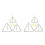6Sets Lightweight Silver Steel Triangle Percussion Instrument for Kids 4